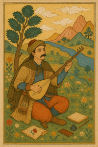 saz-20-C5-9Fairi-20tasviri-20ai-200x300 Anonim Halk Edebiyatı ve yaratıcısı bilinen halk edebiyatı ürünlerinin özellikleri